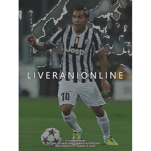 UEFA Champions League 2013/2014 Gruppo B Torino - 02.10.2013 Juventus-Galatasaray Nella Foto:Tevez Carlos /Ph.Vitez-Ag. Aldo Liverani