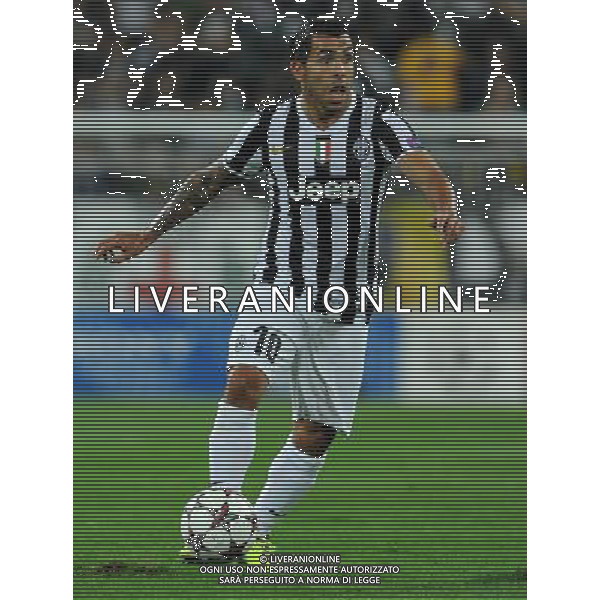 UEFA Champions League 2013/2014 Gruppo B Torino - 02.10.2013 Juventus-Galatasaray Nella Foto:Tevez Carlos /Ph.Vitez-Ag. Aldo Liverani
