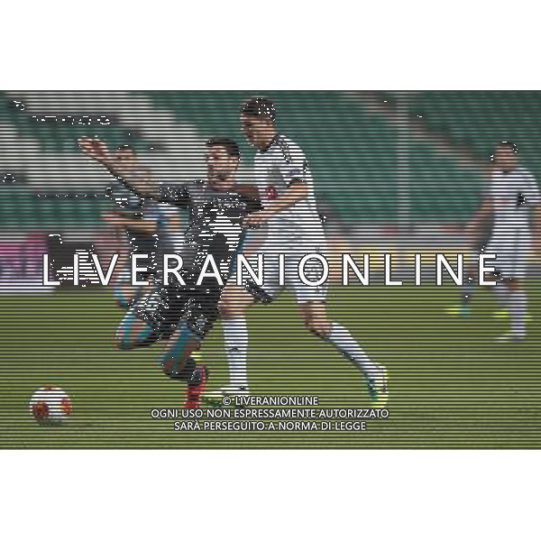 03.10.2013 WARSZAWA, LAZIENKOWSKA3 PEPSI ARENA PILKA NOZNA, LIGA EUROPY UEFA (UEFAEUROPEAN LEAGUE) MECZ LEGIA WARSZAWA - APOLLON LIMASSOL (GAME LEGIA WARSAW - APOLLON LIMASSOL) NZ GEORGOS MERKIS (L), HELIO PINTO (P) FOTO LUKASZ GROCHALA/CYFRASPORT/NEWSPIX.PL --- Newspix.pl AG ALDO LIVERANI SAS ONLY ITALY *** Local Caption *** www.newspix.pl mail us: info@newspix.pl call us: 0048 022 23 22 222 --- Polish Picture Agency by Ringier Axel Springer Poland