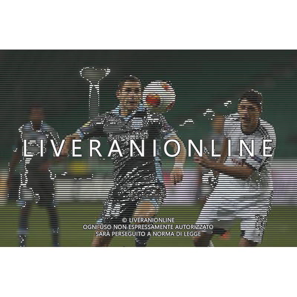 03.10.2013 WARSZAWA, LAZIENKOWSKA3 PEPSI ARENA PILKA NOZNA, LIGA EUROPY UEFA (UEFAEUROPEAN LEAGUE) MECZ LEGIA WARSZAWA - APOLLON LIMASSOL (GAME LEGIA WARSAW - APOLLON LIMASSOL) NZ CAMEL MERIEM (L) HELIO PINTO (P) FOTO MATEUSZ TRZUSKOWSKI/CYFRASPORT/NEWSPIX.PL --- Newspix.pl AG ALDO LIVERANI SAS ONLY ITALY *** Local Caption *** www.newspix.pl mail us: info@newspix.pl call us: 0048 022 23 22 222 --- Polish Picture Agency by Ringier Axel Springer Poland