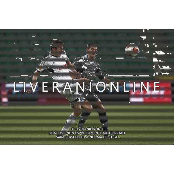 03.10.2013 WARSZAWA, LAZIENKOWSKA3 PEPSI ARENA PILKA NOZNA, LIGA EUROPY UEFA (UEFAEUROPEAN LEAGUE) MECZ LEGIA WARSZAWA - APOLLON LIMASSOL (GAME LEGIA WARSAW - APOLLON LIMASSOL) NZ MIROSLAV RADOVIC (L) ROBERTO (P) FOTO MATEUSZ TRZUSKOWSKI/CYFRASPORT/NEWSPIX.PL --- Newspix.pl AG ALDO LIVERANI SAS ONLY ITALY *** Local Caption *** www.newspix.pl mail us: info@newspix.pl call us: 0048 022 23 22 222 --- Polish Picture Agency by Ringier Axel Springer Poland