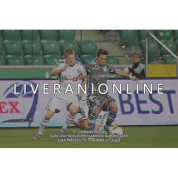 WARSZAWA 03.10.2013 MECZ 2. KOLEJKA LIGA EUROPY GRUPA J SEZON 2013/14: LEGIA WARSZAWA - APOLLON LIMASSOL --- UEFA EUROPA LEAGUE GROUP J MATCH: LEGIA WARSAW - APOLLON FC HENRIK OJAMAA GASTON SANGOY FOT. PIOTR KUCZA/NEWSPIX.PL --- Newspix.pl AG ALDO LIVERANI SAS ONLY ITALY *** Local Caption *** www.newspix.pl mail us: info@newspix.pl call us: 0048 022 23 22 222 --- Polish Picture Agency by Ringier Axel Springer Poland