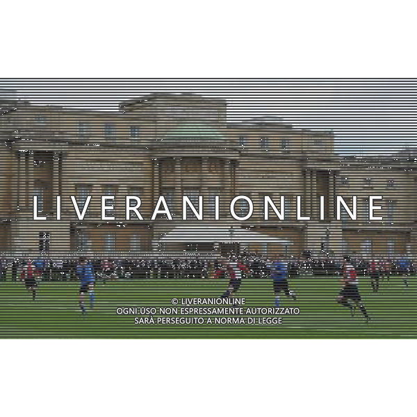 General action the first ever football match at Buckingham Palace between Civil Service FC and Polytechnic FC as part of The FA\'s 150th anniversary and an awards ceremony celebrating football\'s grassroots heroes at Buckingham Palace on October 7, 2013 in London, England. ©PHOTOSHOT/AGENZIA ALDO LIVERANI SAS - ITALY ONLY - EDITORIAL USE ONLY - REALI INGLESI: Partita di calcio amichevole a Buchingham Palace. Il principe William presidente onorario della Football Association e ha festeggiato i 150 anni con tanti ospiti illustri ed ex calciatori.