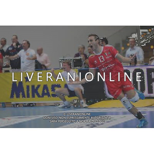 Diatec Trentino - Lube Banca Marche Macerata Volley Maschile Del Monte Supercoppa Italiana 09 ottobre 2013 nella foto l\'esultanza dei giocatori del Itas trentino - colaci ©Garbuio/AGENZIA ALDO LIVERANI SAS