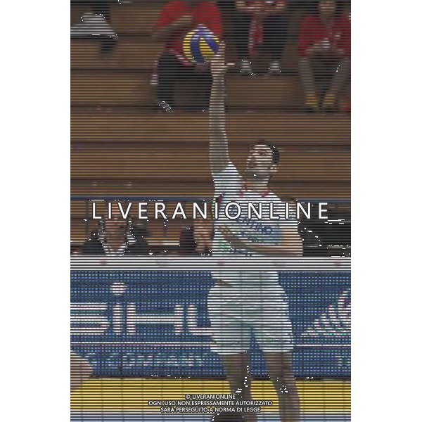 TRENTO 09-10-13 SUPERCOPPA LEGA PALLAVOLO SERIE A DIATEC TRENTINO vs CUCINE LUBE BANCA MARCHE MACERATA NELLA FOTO:EMANUELE BIRARELLI FOTO PAOLA GARBUIO/AG.ALDO LIVERANI