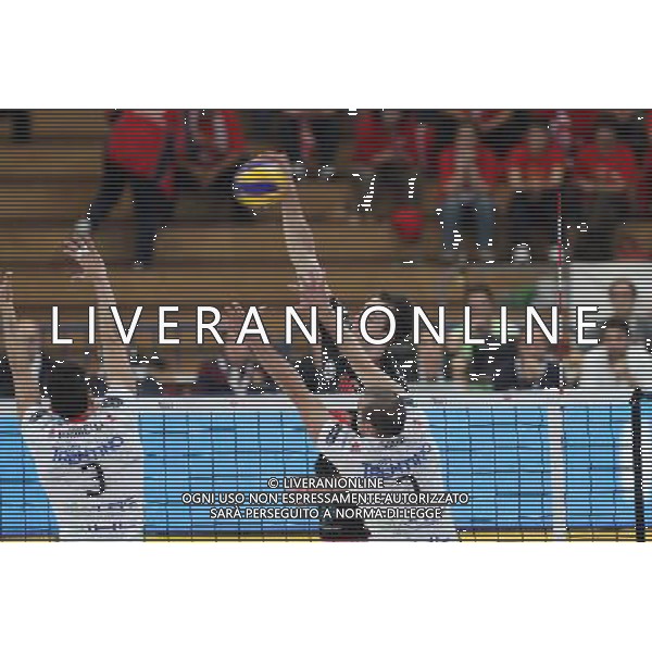 TRENTO 09-10-13 SUPERCOPPA LEGA PALLAVOLO SERIE A DIATEC TRENTINO vs CUCINE LUBE BANCA MARCHE MACERATA NELLA FOTO:BARTOSZ KUREK FOTO PAOLA GARBUIO/AG.ALDO LIVERANI