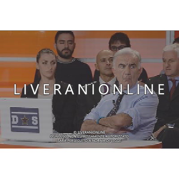 MILANO 13/10/2013 TRASMISSIONE TELEVISIVA LA DOMENICA SPORTIVA 60 ANNO NELLA FOTO GENE GNOCCHI FOTO ALDO GAZZANIGA-AG ALDO LIVERANI SAS