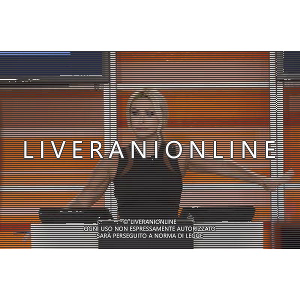MILANO 13/10/2013 TRASMISSIONE TELEVISIVA LA DOMENICA SPORTIVA 60 ANNO NELLA FOTO PAOLA FERRARI FOTO ALDO GAZZANIGA-AG ALDO LIVERANI SAS
