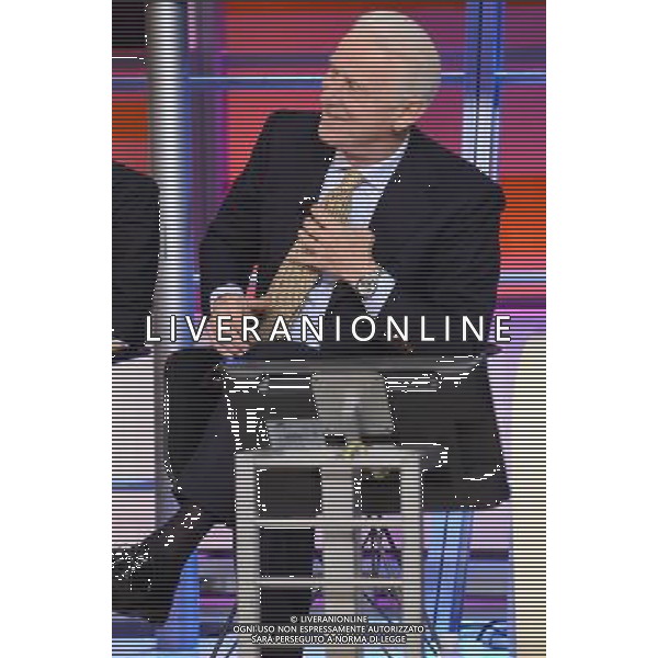 MILANO 13/10/2013 TRASMISSIONE TELEVISIVA LA DOMENICA SPORTIVA 60 ANNO NELLA FOTO GIOVANNI TRAPATTONI FOTO ALDO GAZZANIGA-AG ALDO LIVERANI SAS