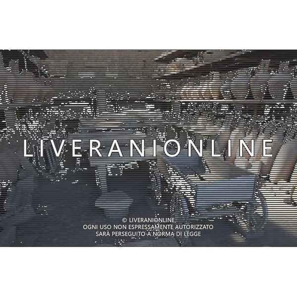 (131012) -- BEIJING, Oct. 12, 2013 () -- Photo taken on Oct. 9, 2013 shows a view of the relics in Pompei, Italy. When Vesuvius erupted on Aug. 24, AD 79, it engulfed the flourishing Roman towns of Pompei. These have been progressively excavated and made accessible to the public since the mid-18th century, reappearing the vast expanse of the commercial town of Pompei. The UNESCO Commitee inscribed Archaeological Areas of Pompei, Herculaneum and Torre Annunziata as a world heritage site in 1997. (/Du Juanjuan) ©Photoshot/Ag. Aldo Liverani s.a.s.-Only Italy-Editorial Use Only