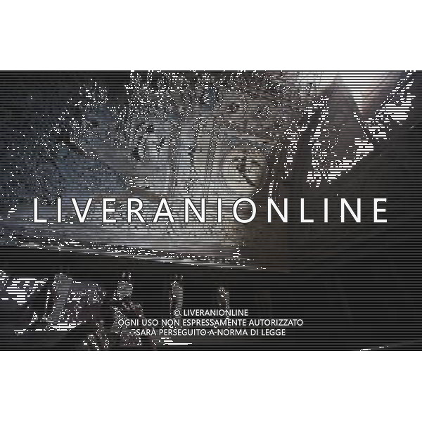 (131012) -- BEIJING, Oct. 12, 2013 () -- Photo taken on Oct. 9, 2013 shows the interior of baths of the forum in Pompei, Italy. When Vesuvius erupted on Aug. 24, AD 79, it engulfed the flourishing Roman towns of Pompei. These have been progressively excavated and made accessible to the public since the mid-18th century, reappearing the vast expanse of the commercial town of Pompei. The UNESCO Commitee inscribed Archaeological Areas of Pompei, Herculaneum and Torre Annunziata as a world heritage site in 1997. (/Du Juanjuan) ©Photoshot/Ag. Aldo Liverani s.a.s.-Only Italy-Editorial Use Only