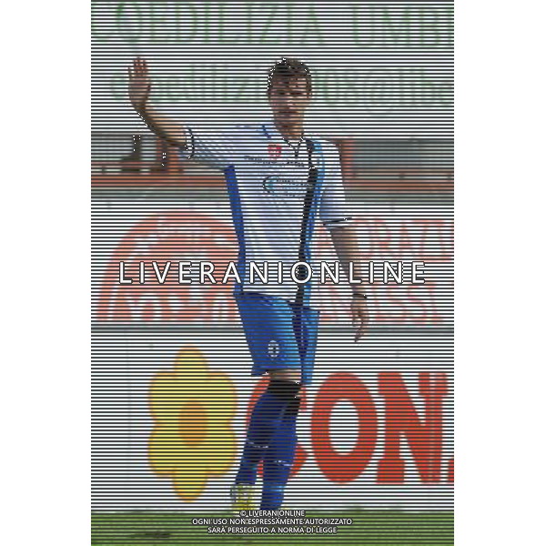 PERUGIA PISA LEGA PRO 15/10/2013 NELLA FOTO EROS PELLEGRINI FOTO ROBERTO SETTONCE-AG ALDO LIVERANI SAS