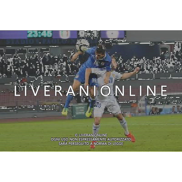 GARA DI QUALIFICAZIONE ALLA COPPA DEL MONDO FIFA 2014 NAPOLI 15 OTTOBRE 2013 STADIO SAN PAOLO ITALIA, ARMENIA NELLA FOTO: GOL FLORENZI FOTO MOSCA- AG. LIVERANI /AGENZIA ALDO LIVERANI SAS