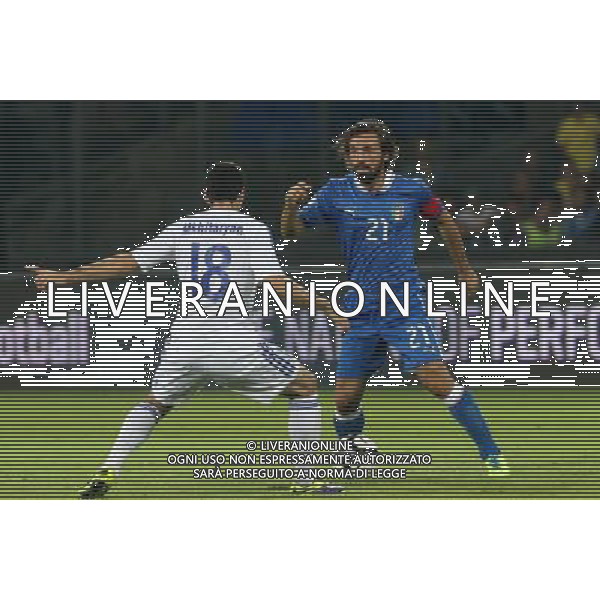 GARA DI QUALIFICAZIONE ALLA COPPA DEL MONDO FIFA 2014 NAPOLI 15 OTTOBRE 2013 STADIO SAN PAOLO ITALIA, ARMENIA NELLA FOTO: PIRLO FOTO MOSCA- AG. LIVERANI /AGENZIA ALDO LIVERANI SAS