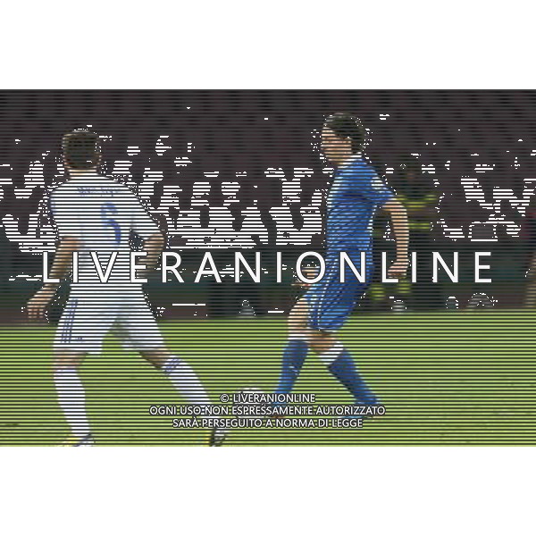 GARA DI QUALIFICAZIONE ALLA COPPA DEL MONDO FIFA 2014 NAPOLI 15 OTTOBRE 2013 STADIO SAN PAOLO ITALIA, ARMENIA NELLA FOTO: MONTOLIVO FOTO MOSCA- AG. LIVERANI /AGENZIA ALDO LIVERANI SAS