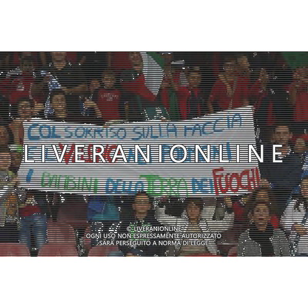 GARA DI QUALIFICAZIONE ALLA COPPA DEL MONDO FIFA 2014 NAPOLI 15 OTTOBRE 2013 STADIO SAN PAOLO ITALIA, ARMENIA NELLA FOTO: I TIFOSI DELL\'ITALIA FOTO MOSCA- AG. LIVERANI /AGENZIA ALDO LIVERANI SAS