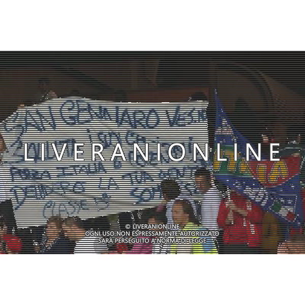 GARA DI QUALIFICAZIONE ALLA COPPA DEL MONDO FIFA 2014 NAPOLI 15 OTTOBRE 2013 STADIO SAN PAOLO ITALIA, ARMENIA NELLA FOTO: I TIFOSI DELL\'ITALIA FOTO MOSCA- AG. LIVERANI /AGENZIA ALDO LIVERANI SAS