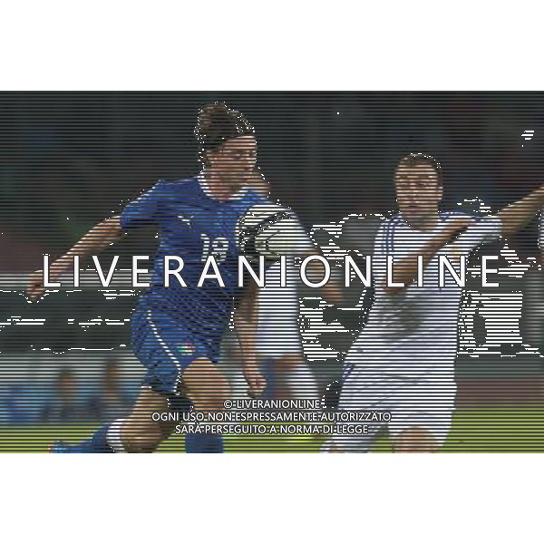 GARA DI QUALIFICAZIONE ALLA COPPA DEL MONDO FIFA 2014 NAPOLI 15 OTTOBRE 2013 STADIO SAN PAOLO ITALIA, ARMENIA NELLA FOTO: MONTOLIVO FOTO MOSCA- AG. LIVERANI /AGENZIA ALDO LIVERANI SAS