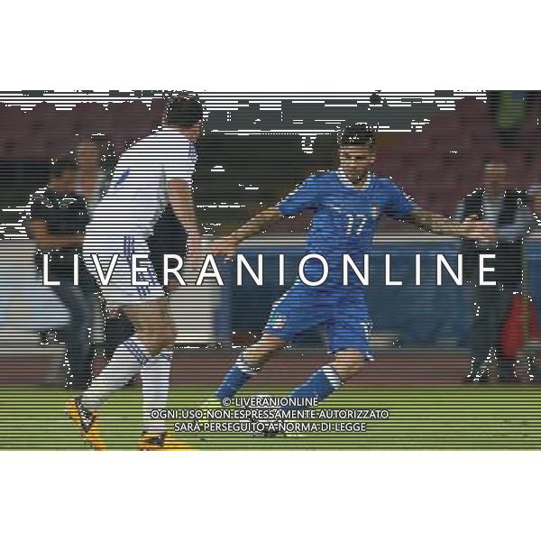 GARA DI QUALIFICAZIONE ALLA COPPA DEL MONDO FIFA 2014 NAPOLI 15 OTTOBRE 2013 STADIO SAN PAOLO ITALIA, ARMENIA NELLA FOTO: INSIGNE FOTO MOSCA- AG. LIVERANI /AGENZIA ALDO LIVERANI SAS