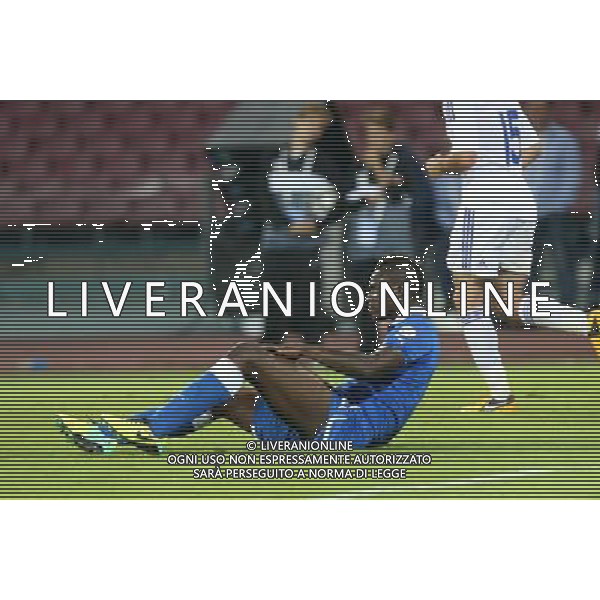 GARA DI QUALIFICAZIONE ALLA COPPA DEL MONDO FIFA 2014 NAPOLI 15 OTTOBRE 2013 STADIO SAN PAOLO ITALIA, ARMENIA NELLA FOTO: BALOTELLI FOTO MOSCA- AG. LIVERANI /AGENZIA ALDO LIVERANI SAS