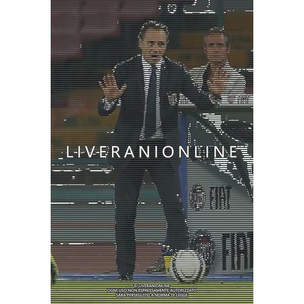 GARA DI QUALIFICAZIONE ALLA COPPA DEL MONDO FIFA 2014 NAPOLI 15 OTTOBRE 2013 STADIO SAN PAOLO ITALIA, ARMENIA NELLA FOTO: PRANDELLI FOTO MOSCA- AG. LIVERANI /AGENZIA ALDO LIVERANI SAS