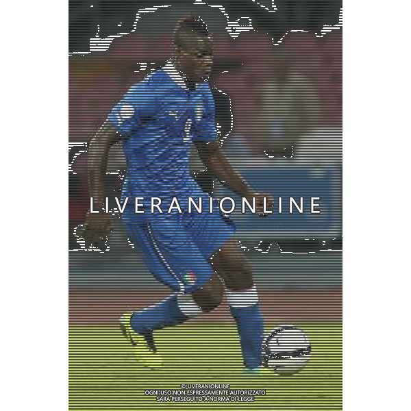 NAZIONALE ITALIANA CALCIO NELLA FOTO: BALOTELLI MARIO FOTO MOSCA- AG.LIVERANI FOTO PIERO MOSCA-AG ALDO LIVERANI SAS