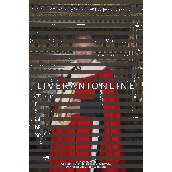 Micheael Whitby, introduced into the House of Lords as Lord Whitby of harborne in the City of Birmingham. Lord Whitby was supported by Lord Baker of Dorking and Lord Edmiston. Queen\'s Robing Room,House of Lords.. London ©PHOTOSHOT/AGENZIA ALDO LIVERANI SAS - ITALY ONLY - EDITORIAL USE ONLY