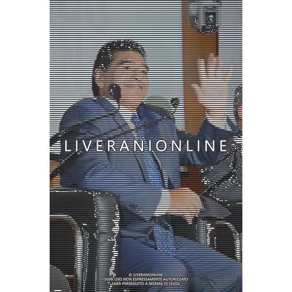 Diego Armando Maradona alla presentazione del DVD presso la Gazzetta dello Sport Milano 17 ottobre 2013 ©Gazzaniga/AGENZIA ALDO LIVERANI SAS