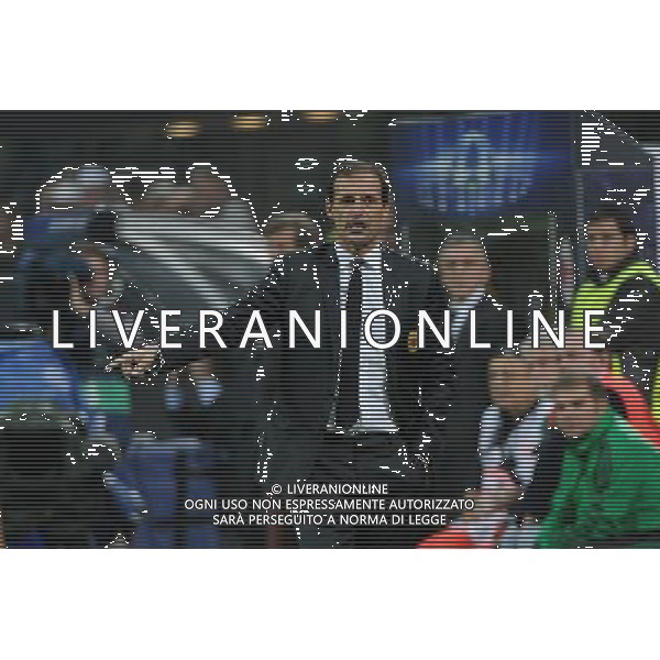 UEFA Champions League - Fase a gironi 3å¡ giornata gruppo H Milano 22-10-2013 Stadio Giuseppe Meazza San Siro Milan - Barcellona nella foto Allegri foto Roberto Garavaglia - ag. Aldo Liverani