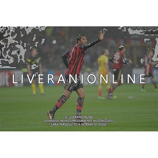 UEFA Champions League - Fase a gironi 3å¡ giornata gruppo H Milano 22-10-2013 Stadio Giuseppe Meazza San Siro Milan - Barcellona nella foto Robinho segna 1 a 0 Milan foto Roberto Garavaglia - ag. Aldo Liverani