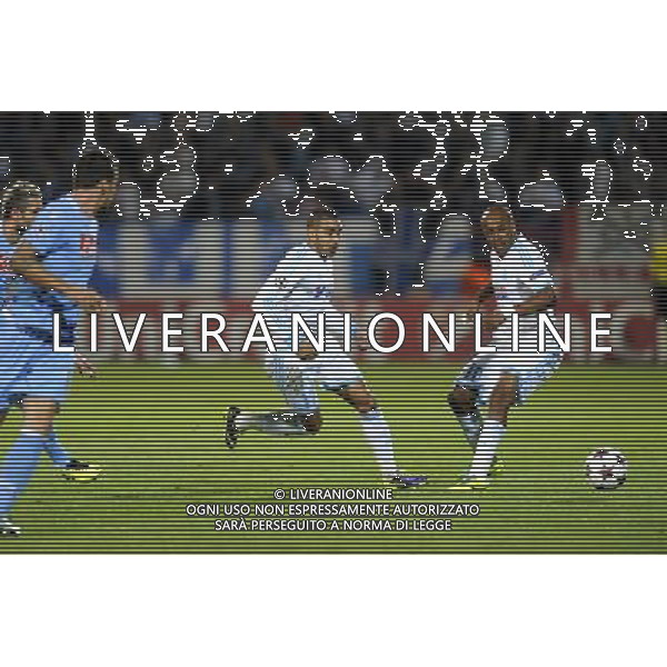 Dimitri PAYET / Andre AYEW - 22.10.2013 - Marseille / Naples - Champions League Photo : Amandine Noel / Icon Sport /AGENZIA ALDO LIVERANI SAS - ITALY ONLY - Marsiglia - Napoli