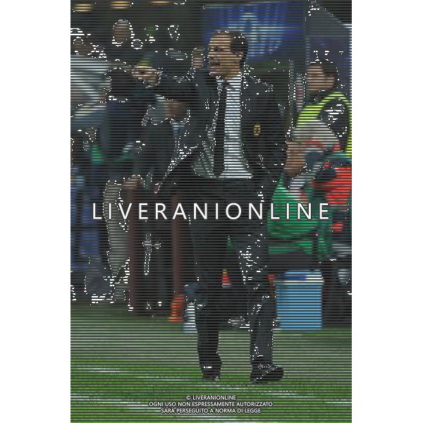 UEFA Champions League - Fase a gironi 3Â° giornata gruppo H Milano 22-10-2013 Stadio Giuseppe Meazza San Siro Milan - Barcellona nella foto Allegri foto Roberto Garavaglia - ag. Aldo Liverani