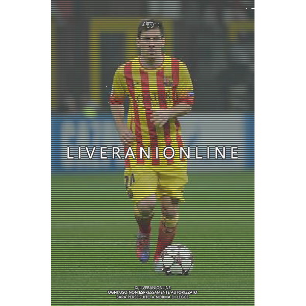 UEFA Champions League - Fase a gironi 3Â° giornata gruppo H Milano 22-10-2013 Stadio Giuseppe Meazza San Siro Milan - Barcellona nella foto Messi foto Roberto Garavaglia - ag. Aldo Liverani