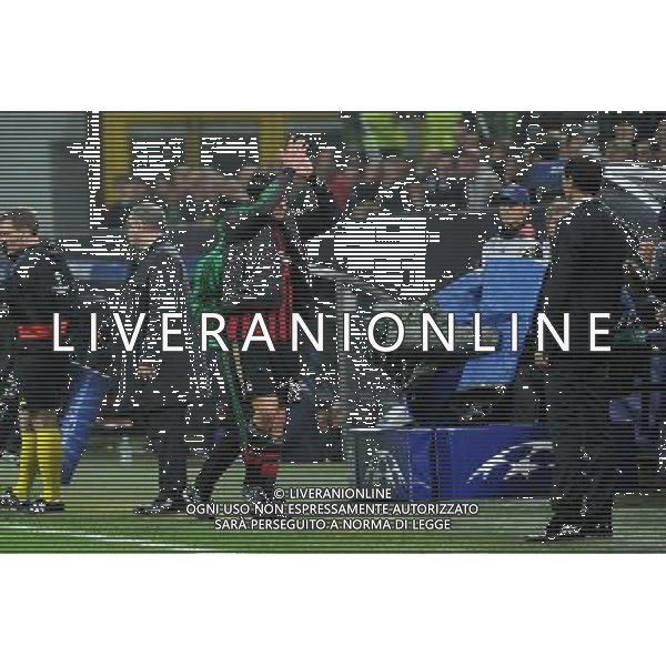 UEFA Champions League - Fase a gironi 3Â° giornata gruppo H Milano 22-10-2013 Stadio Giuseppe Meazza San Siro Milan - Barcellona nella foto sostituzione Kaka\' foto Roberto Garavaglia - ag. Aldo Liverani