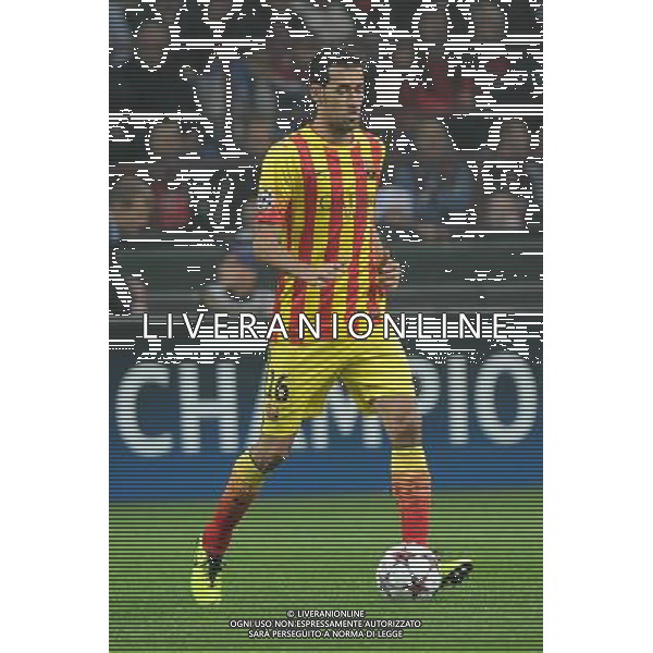 UEFA Champions League - Fase a gironi 3¡ giornata gruppo H Milano 22-10-2013 Stadio Giuseppe Meazza San Siro Milan - Barcellona nella foto Sergio Busquets (Barcellona) foto Roberto Garavaglia - ag. Aldo Liverani