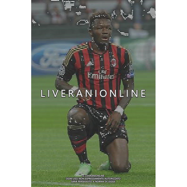 UEFA Champions League - Fase a gironi 3¡ giornata gruppo H Milano 22-10-2013 Stadio Giuseppe Meazza San Siro Milan - Barcellona nella foto Sulley Muntari (Milan) foto Roberto Garavaglia - ag. Aldo Liverani