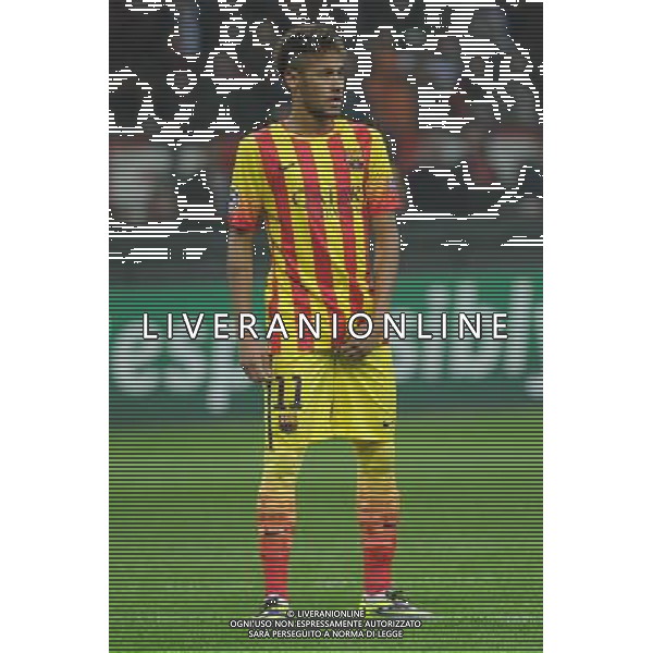 UEFA Champions League - Fase a gironi 3¡ giornata gruppo H Milano 22-10-2013 Stadio Giuseppe Meazza San Siro Milan - Barcellona nella foto Neymar (Barcellona) foto Roberto Garavaglia - ag. Aldo Liverani