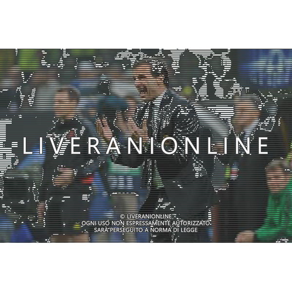 UEFA Champions League - Fase a gironi 3¡ giornata gruppo H Milano 22-10-2013 Stadio Giuseppe Meazza San Siro Milan - Barcellona nella foto Massimiliano Allegri allenatore del Milan foto Roberto Garavaglia - ag. Aldo Liverani