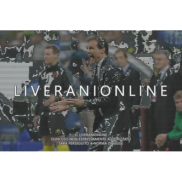 UEFA Champions League - Fase a gironi 3¡ giornata gruppo H Milano 22-10-2013 Stadio Giuseppe Meazza San Siro Milan - Barcellona nella foto Massimiliano Allegri allenatore del Milan foto Roberto Garavaglia - ag. Aldo Liverani