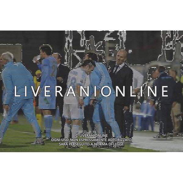 Mathieu VALBUENA / Elie Baup - 22.10.2013 - Marseille / Naples - Champions League Photo: Amandine Noel / Icon Sport AG ALDO LIVERANI SAS ONLY ITALY