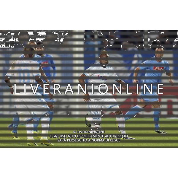 Andre Ayew / Jordan AYEW - 22.10.2013 - Marseille / Naples - Champions League Photo: Amandine Noel / Icon Sport AG ALDO LIVERANI SAS ONLY ITALY