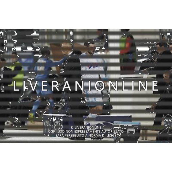 Elie Baup / Andre Pierre GIGNAC - 22.10.2013 - Marseille / Naples - Champions League Photo: Amandine Noel / Icon Sport AG ALDO LIVERANI SAS ONLY ITALY