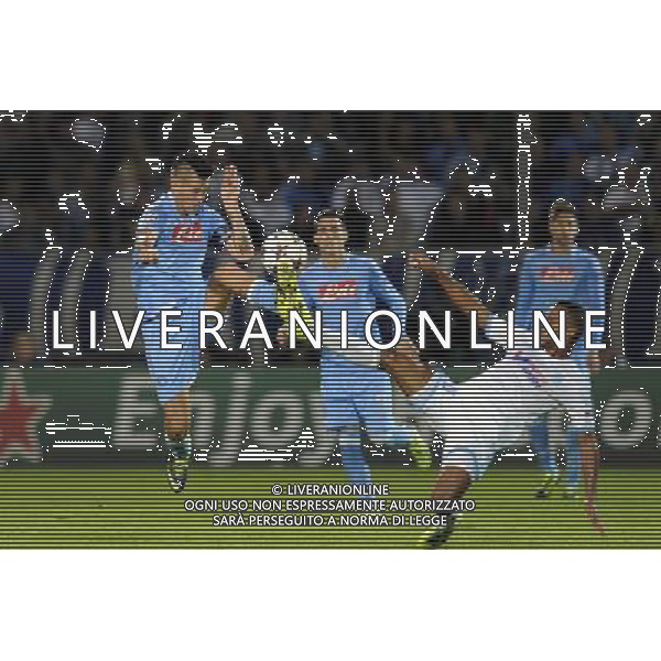 Marek HAMSIK / Alaixys ROMAO - 22.10.2013 - Marseille / Naples - Champions League Photo: Amandine Noel / Icon Sport AG ALDO LIVERANI SAS ONLY ITALY