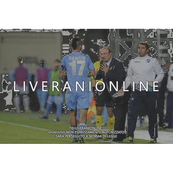 Marek HAMSIK / Rafael BENITEZ - 22.10.2013 - Marseille / Naples - Champions League Photo: Amandine Noel / Icon Sport AG ALDO LIVERANI SAS ONLY ITALY