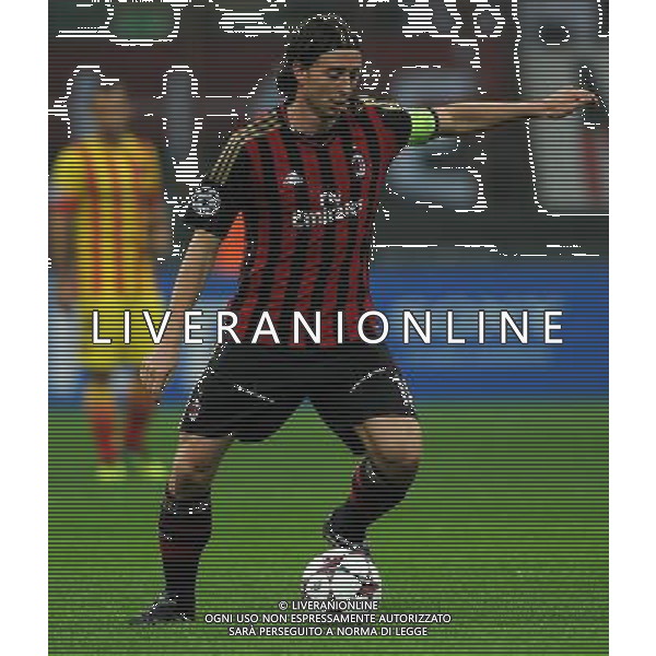 UEFA Champions League 2013/2014 Gruppo H Milano - 22.10.2013 Milan-Barcellona Nella Foto:Montolivo Riccardo /Ph.Vitez-Ag. Aldo Liverani