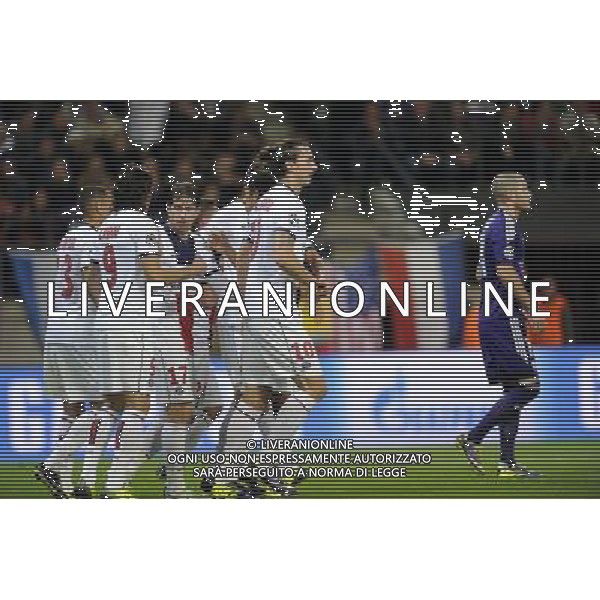 Joie PSG - Zlatan IBRAHIMOVIC - 23.10.2013 - Anderlecht / Paris Saint Germain - Champions League Photo: Amandine Noel / Icon Sport AG ALDO LIVERANI SAS ONLY ITALY