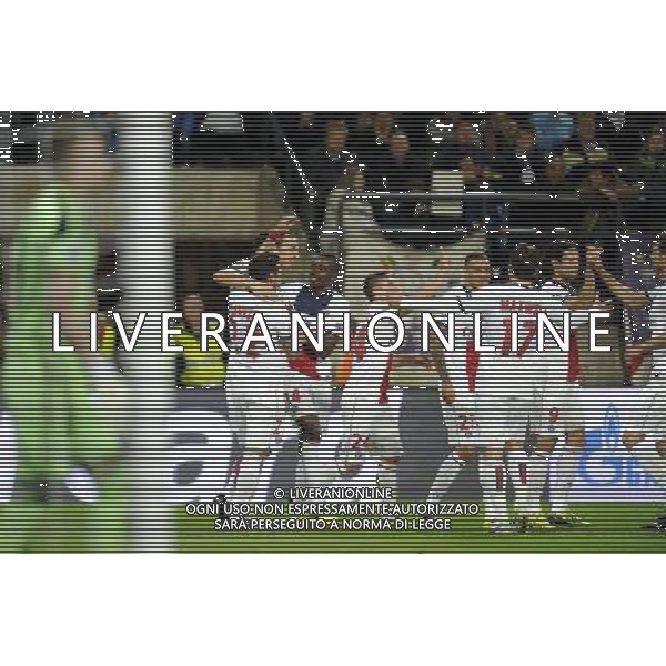Joie PSG - Zlatan IBRAHIMOVIC - 23.10.2013 - Anderlecht / Paris Saint Germain - Champions League Photo: Amandine Noel / Icon Sport AG ALDO LIVERANI SAS ONLY ITALY