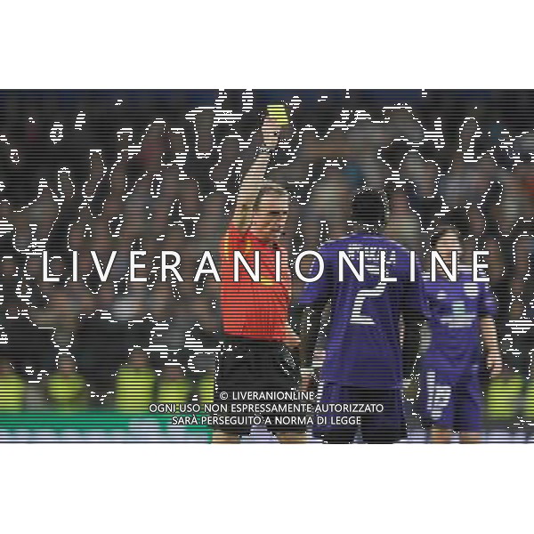 David FERNANDEZ BORBALAN / Carton pour Fabrice N\'SAKALA - 23.10.2013 - Anderlecht / Paris Saint Germain - Champions League Photo: Amandine Noel / Icon Sport AG ALDO LIVERANI SAS ONLY ITALY