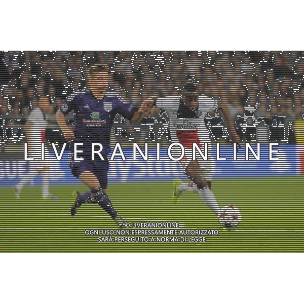 Dennis PRAET / Blaise MATUIDI - 23.10.2013 - Anderlecht / Paris Saint Germain - Champions League Photo: Amandine Noel / Icon Sport AG ALDO LIVERANI SAS ONLY ITALY