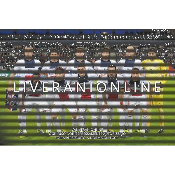 Equipe du PSG - 23.10.2013 - Anderlecht / Paris Saint Germain - Champions League Photo: Amandine Noel / Icon Sport AG ALDO LIVERANI SAS ONLY ITALY